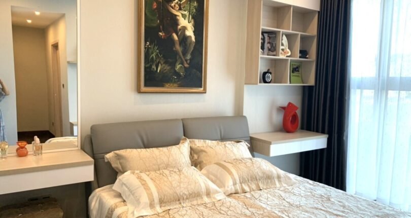 khong gian phong ngu lon 810x430 - Giá mua bán căn hộ 2 phòng ngủ số 06 Block B Chung cư Midtown m6 Quận 7 T6/2024