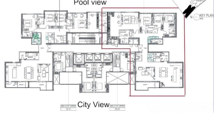 mat bang ban ve chi tiet can ho ban 810x430 - Giá mua bán căn hộ Penthouse 4 phòng ngủ Chung cư Infiniti Quận 7 T6/2024