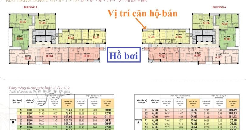mat bang vi tri can ho ban 2 810x430 - Giá mua bán căn hộ 2 phòng ngủ Block A Chung cư Urban Hill Quận 7 T6/2024