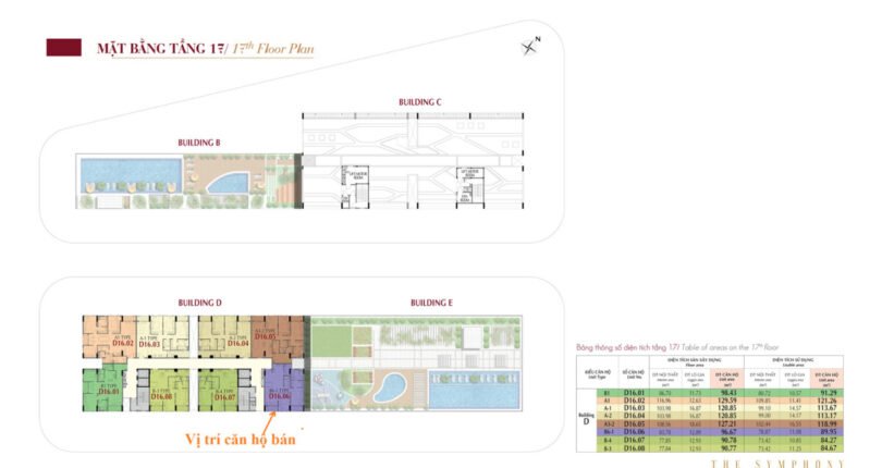mat bang vi tri can ho ban 5 810x430 - Giá mua bán căn hộ 2 phòng ngủ Phú Mỹ Hưng Khu Midtown m6 T6/2024