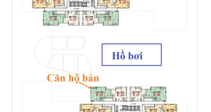 mat bang vi tri can ho ban 810x430 - Giá mua bán căn hộ 3 phòng ngủ số 03 Block B Chung cư Cardinal Court Quận 7 T6/2024