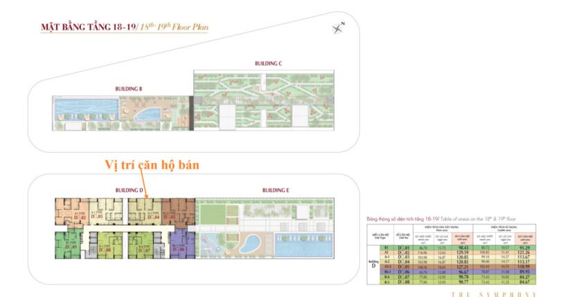 mat bang vi tri can ho ban 9 810x430 - Giá mua bán căn hộ 3 phòng ngủ Block D Chung cư Midtown m6 Quận 7 T6/2024