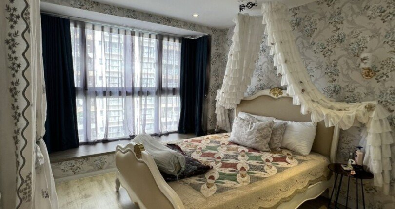 phong ngu cna ho cho thue 810x430 - Cho thuê căn hộ chung cư Scenic Valley 1, 01PN, giá 18tr/tháng, nhà đẹp, đủ nội thất.