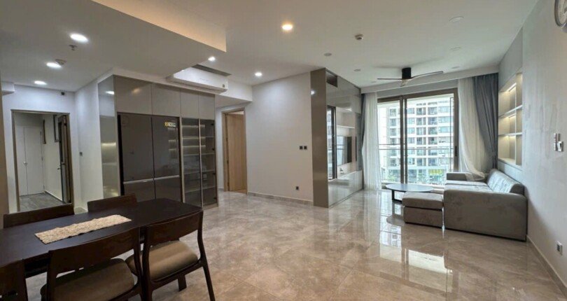 cho thue can ho midtown m8 11 810x430 - Cho thuê căn hộ Midtown. Tòa M8- DT 112m2 Nhà đẹp nội thất cao cấp- view sông- Giá thuê kèm ô xe 2.100 USD/Tháng