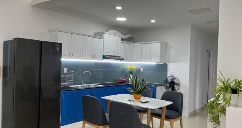 cho thue can ho sky garden 2 13 810x430 - Cho thuê nhanh căn góc tại Sky Garden 2. DT 91m2 Nhà đẹp- trang bị nội thất mới- 3 Phòng-2wc- Giá 800 USD/Tháng