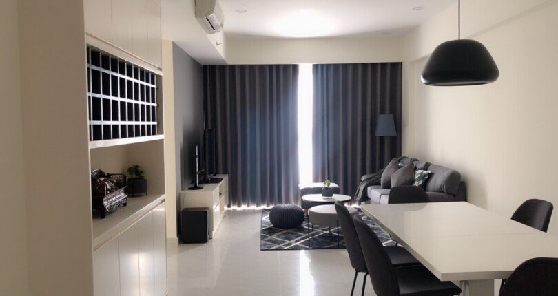 hinh anh phong khach can ho can cho thue gap 1 810x430 - Cho thuê căn góc, chung cư Scenic Valley 2, giá 22tr/tháng, nhà đẹp, nội thất đầy đủ, xem nhà dễ.