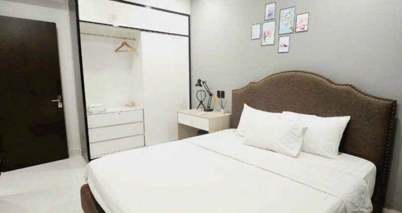 hinh anh phong ngu can ho cho thue 6 810x430 - Cần cho thuê gấp căn hộ chung cư Scenic Valley 1, 70m2, giá 19tr/tháng, nhà đẹp, view hồ bơi.