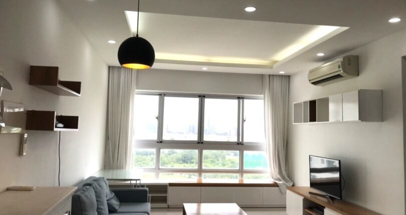 phong khach 810x430 - Giá cho thuê căn hộ 3 phòng ngủ Block L Chung cư Happy Valley Quận 7 T7/2024