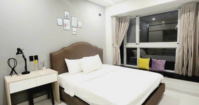 phong ngu can ho cho thue 12 810x430 - Cho thuê căn hộ 02PN, chung cư Scenic Valley 1, giá 20tr/tháng, nội thất đẹp, tone nhà sáng.