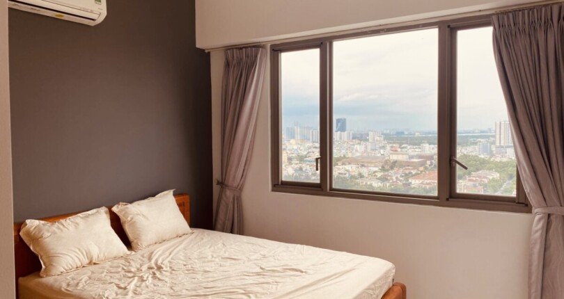 phong ngu nho can ho can cho thue 810x430 - Cho thuê căn hộ chung cư Hưng Phúc, 78m2, 02pn giá 19tr/tháng, nội thất mới , xem nhà dễ.