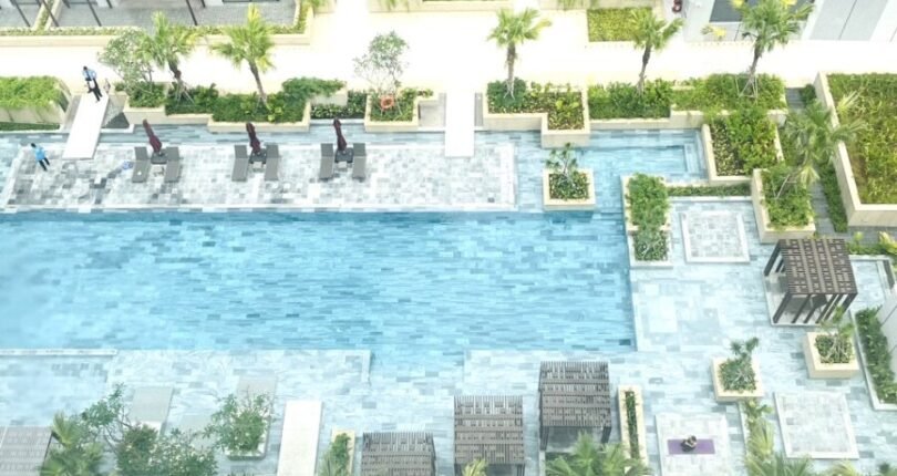 vi tri can ho truc dien ho boi noi khu 810x430 - Giá mua bán căn hộ 3pn Block A Chung cư Cardinal Court Phú Mỹ Hưng Quận 7 T7/2024