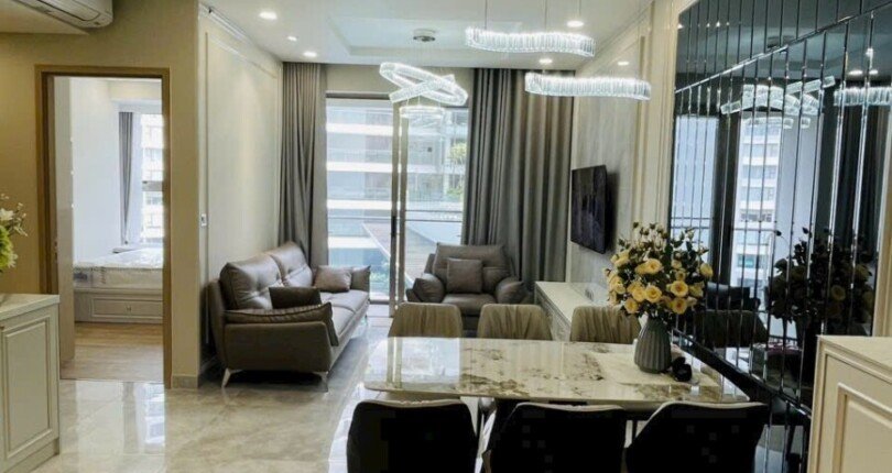 IMG 2921 810x430 - Cho thuê Midtown M8A ( The Peak ) Quận 7 full nội thất 2 phòng ngủ