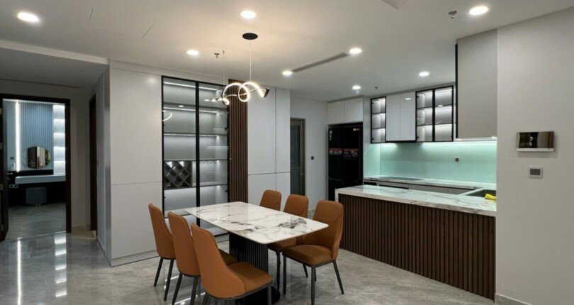 IMG 3498 810x430 - Siêu phẩm căn hộ 3PN Midtown Phú Mỹ Hưng cho thuê Giá 2500usd: Full nội thất Vip, lầu cao, 128m2