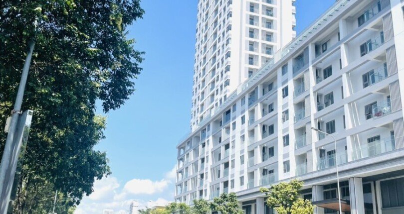chung cu the horizon toa lac tren duong tran van tra quan 7 810x430 - Giá mua bán cặp 2 căn hộ thông nhau A-04,05 Chung cư The Horizon Phú Mỹ Hưng Quận 7 T8/2024