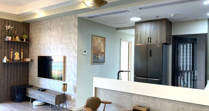 goc bep va phong khach 810x430 - Giá mua bán căn hộ 3pn Block B Chung cư Hưng Phúc Premier Quận 7 T9/2024