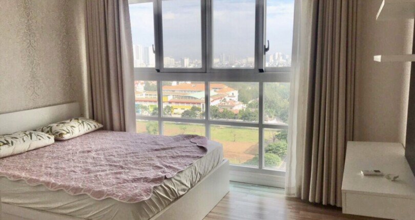 hinh anh phong ngu can ho can cho thue 810x430 - Cho thuê căn hộ Happy Valley , 03pn, giá 1000usd/tháng, nội thất đầy đủ, xem nhà dễ.