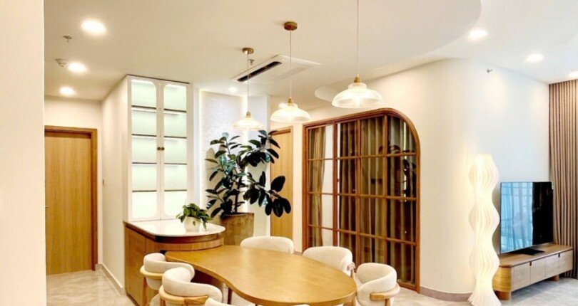 khong gian phong an 1 810x430 - Giá mua bán căn hộ 3pn Block I Chung cư The Peak Quận 7 T8/2024 sẵn hdt 62tr/tháng