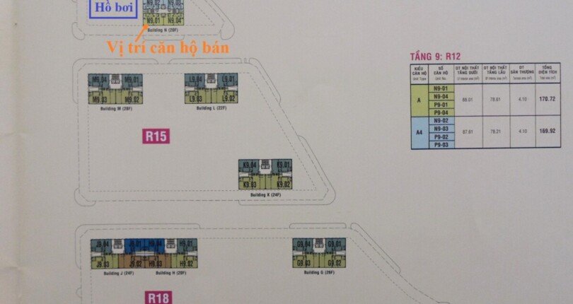 mat bang vi tri can ho ban 3 810x430 - Giá mua bán căn hộ Duplex 4pn Block O Chung cư Happy Valley Premier Quận 7 T8/2024