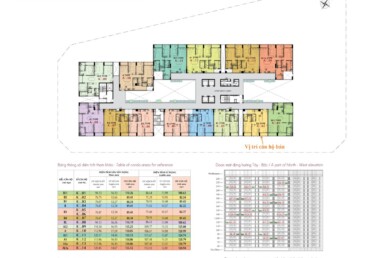 mat bang vi tri can ho ban tai block a midtown q7 385x258 - Giá mua bán căn hộ 2pn Block A Chung cư Midtown m5 Quận 7 T9/2024