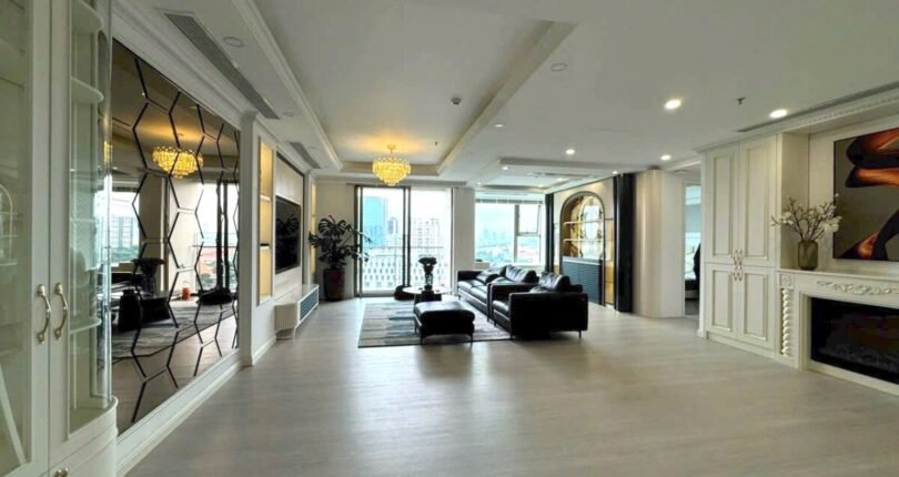 phong khach can ho ban 1 810x430 - Giá mua bán cặp căn hộ 4pn Chung cư Midtown The Peak m8 Quận 7 T8/2024