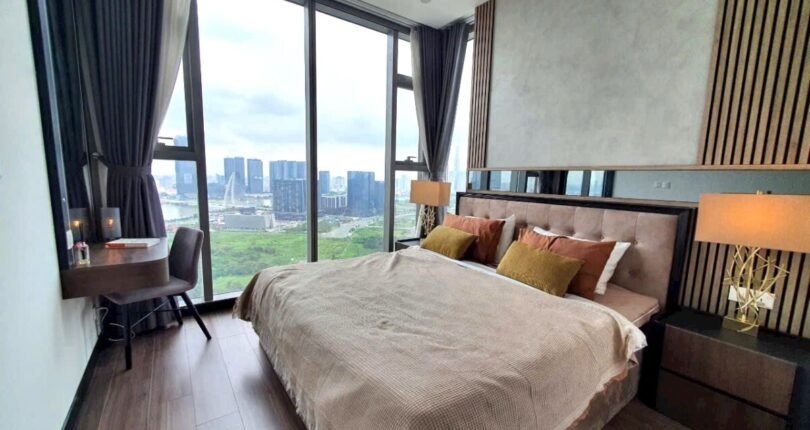 phong ngu can ho cho thue 1 810x430 - Giá cho thuê căn hộ 2pn Chung cư Empire City Thủ Thiêm T8/2024