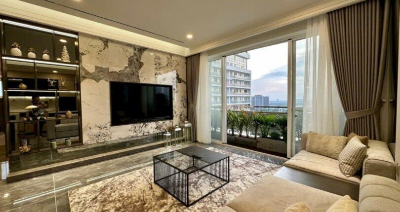 z5749505482794 8c89b9bd6b782360637264a32718ba31 810x430 - Bán căn hộ cao cấp Riverpark Residence 3 phòng ngủ, full nội thất, lầu cao view sông