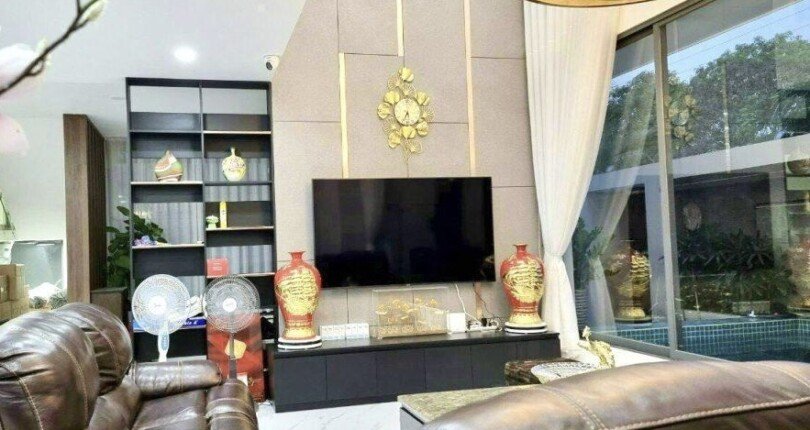 IMG 3599 810x430 - BIỆT THỰ ĐƠN LẬP HAI MẶT TIỀN – CÓ HỒ BƠI LỚN – KHU NAM THÔNG – PMH