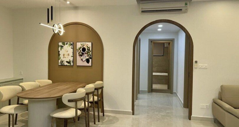 IMG 3624 810x430 - Căn hộ Riverpark Premier thiết kế 3 phòng ngủ nội thất mới 99% cần cho thuê