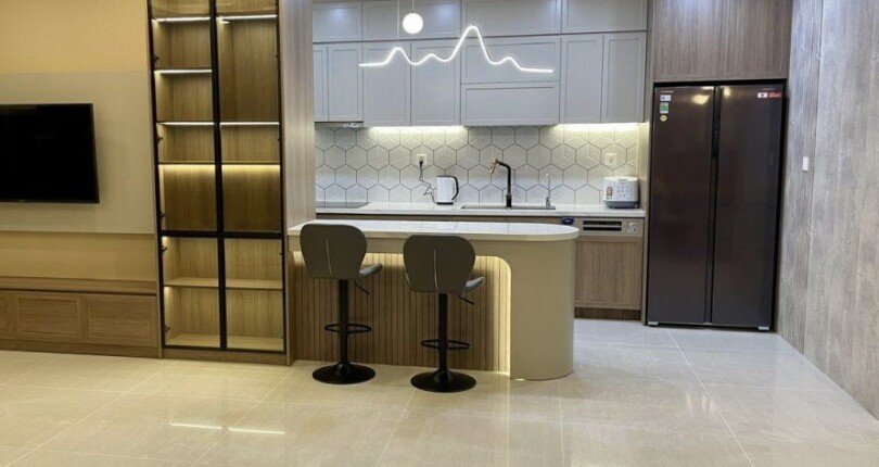 IMG 3628 810x430 - Căn hộ Riverpark Premier thiết kế 3 phòng ngủ nội thất mới 99% cần cho thuê