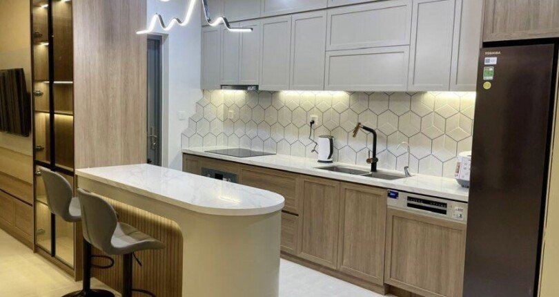 IMG 3629 810x430 - Căn hộ Riverpark Premier thiết kế 3 phòng ngủ nội thất mới 99% cần cho thuê