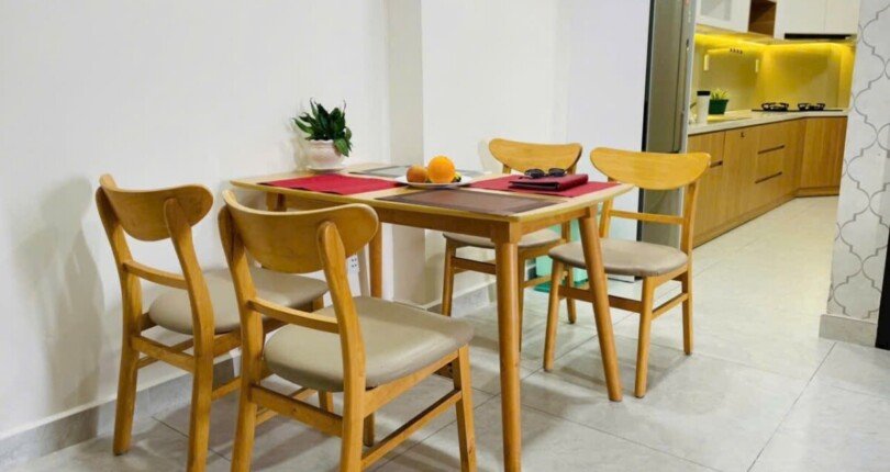 IMG 3646 810x430 - Cho thuê căn hộ Hưng Phúc 1 quận 7 thiết kế 2 phòng ngủ full nội thất giá 18 triệu