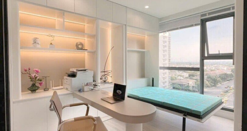 IMG 3650 810x430 - Bán căn hộ The Antonia Phú Mỹ Hưng, Quận 7 có 2 phòng ngủ nội thất cao cấp như hình, lầu cao, view sông.