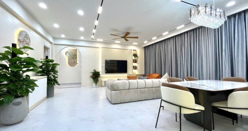 IMG 3997 810x430 - 𝘽𝒂́𝙣 𝙘𝒂̆𝙣 𝙝𝒐̣̂ khu MỸ PHÁT quận 7, thiết kế 3 phòng ngủ, tặng nội thất đẹp