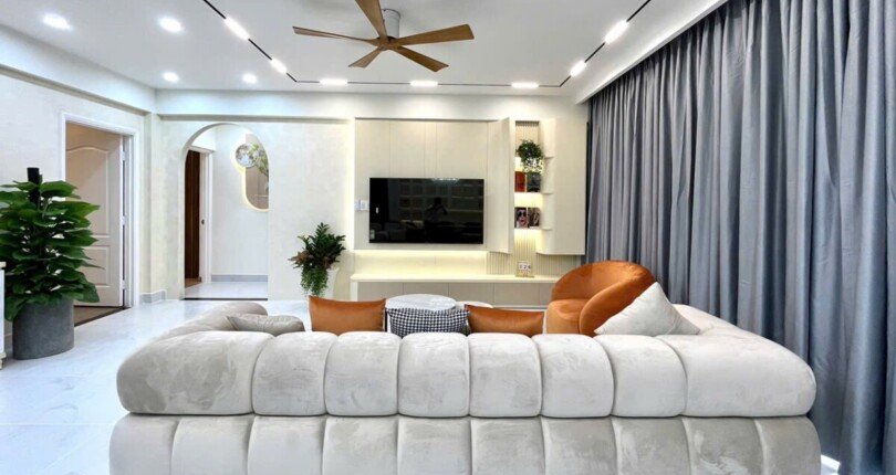 IMG 3998 810x430 - 𝘽𝒂́𝙣 𝙘𝒂̆𝙣 𝙝𝒐̣̂ khu MỸ PHÁT quận 7, thiết kế 3 phòng ngủ, tặng nội thất đẹp