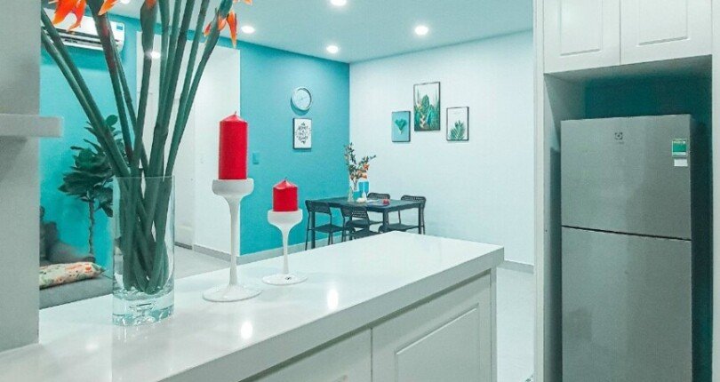 bep can ho ban 11 810x430 - Bán căn hộ chung cư Green Valley, diện tích 89m2, căn góc, giá 86.2tỷ, đầy đủ nội thất, nhà đẹp.