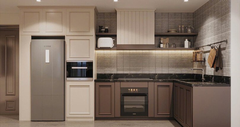 bep can ho cho thue 2 1 810x430 - Cho thuê căn hộ chung cư Scenic Valley 1, 110m2, 03pn, giá 1.300usd/tháng, nhà đẹp, căn góc.