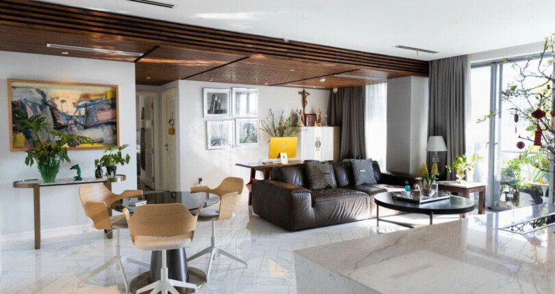 cho thue can ho green valley 14 810x430 - Cho thuê căn hộ Green Valley. DT 120m2 Nhà đẹp- Nội thất sang trọng- có ban công trải dài. Giá thuê 35 Triệu/Tháng