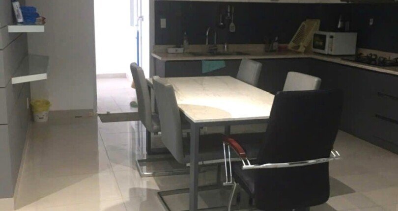khong gian phong an 1 810x430 - Giá mua bán căn hộ 3pn Block E view sông Chung cư Riverside Residence Quận 7 T9/2024