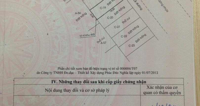 mat bang phap ly so hong dat nen ban 810x430 - Giá mua bán cặp đất nền C19 - C20 mặt đường Tân Phú Phú Mỹ Hưng Quận 7 T10/2024