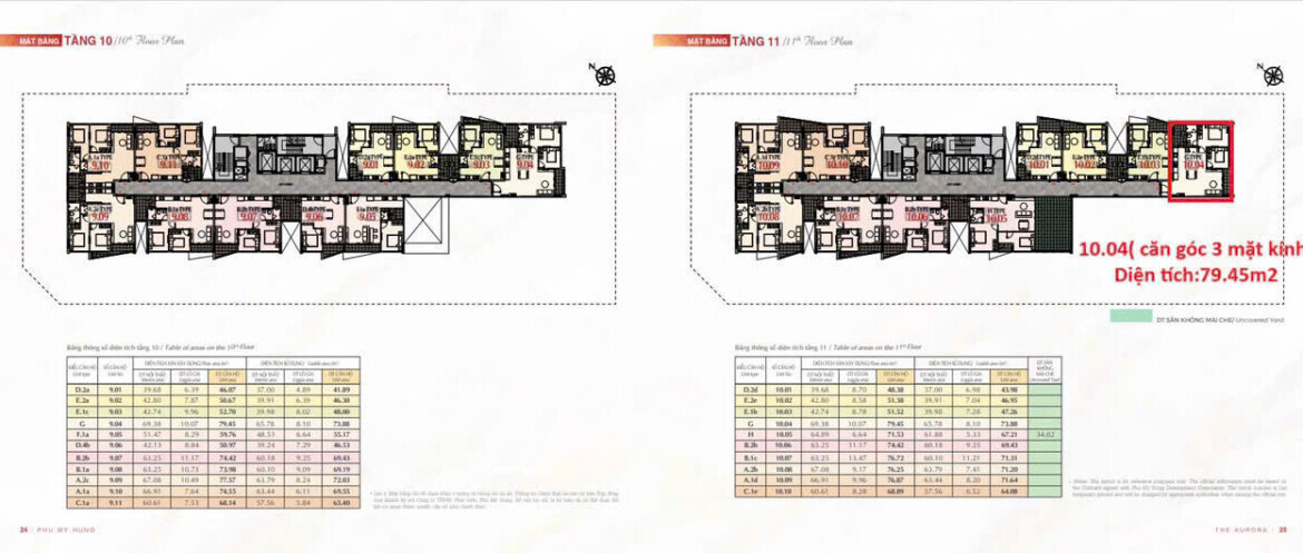 mat bang vi tri can ho ban 2 1170x497 - Giá mua bán căn hộ 2pn - 10.4 Chung cư The Aurora Nguyễn Lương Bằng Phú Mỹ Hưng Quận 7 T9/2024