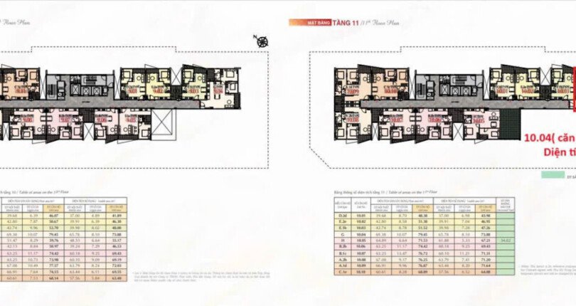 mat bang vi tri can ho ban 2 810x430 - Giá mua bán căn hộ 2pn - 10.4 Chung cư The Aurora Nguyễn Lương Bằng Phú Mỹ Hưng Quận 7 T9/2024
