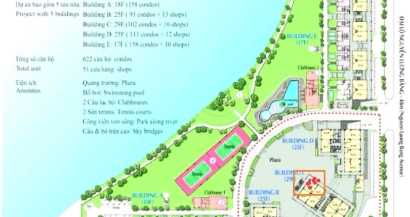 mat bang vi tri shophouse cho thue 810x430 - Giá cho thuê Shophouse Sr08 Block D Chung cư Riverside Residence Phú Mỹ Hưng Quận 7 T9/2024