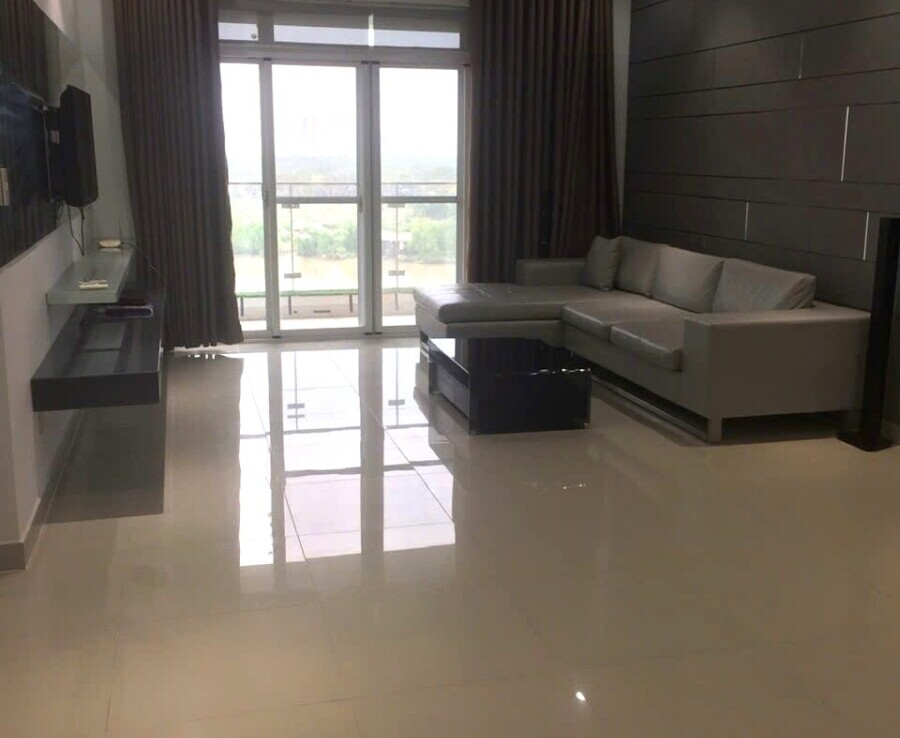 phong khach can ho ban 20 900x738 - Giá mua bán căn hộ 3pn Block E view sông Chung cư Riverside Residence Quận 7 T9/2024