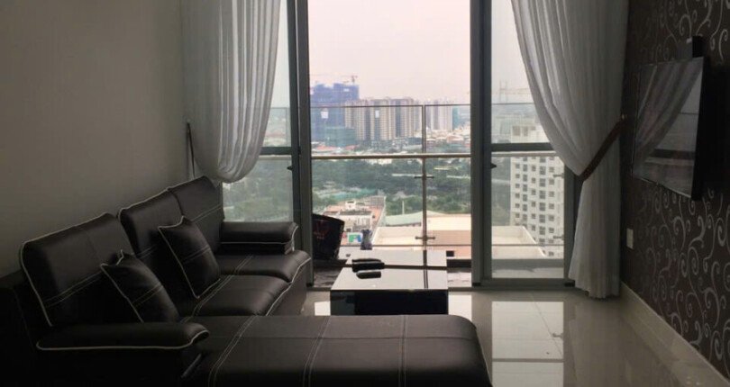 phong khach can ho can cho thue 2 810x430 - Cho thuê căn hộ chung cư Scenic Valley 1, diện tích 101m2, 03pn, giá 1100usd/tháng, đầy đủ nội thất.