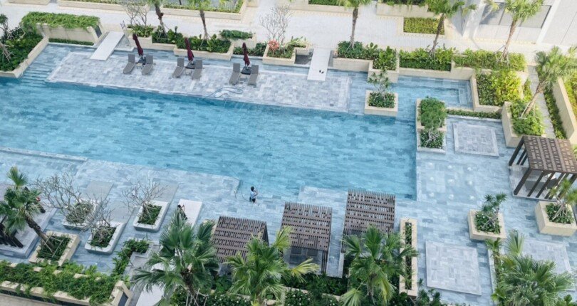 can ho truc ho boi noi khu 810x430 - Giá cho thuê căn hộ 3 phòng ngủ Block B Chung cư Cardinal Court Phú Mỹ Hưng Quận 7 T10/2024