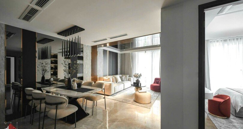 goc phong an va phong khach 810x430 - Giá mua bán căn hộ 2pn Chung cư The Peak Midtown Quận 7 T10/2024