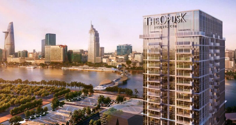 hinh anh toa nha chung cu the opusk residence thu thiem 810x430 - Nhận Booking căn hộ The OpusK Residence Chung cư The Metropole Thủ Thiêm T10/2024