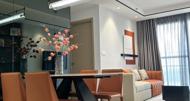 khong gian phong an rong rai 2 810x430 - Giá cho thuê căn hô 2 phòng ngủ Chung cư The Antonia Phú Mỹ Hưng Quận 7 T10/2024