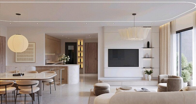 khong gian phong khach can ho ban 1 810x430 - Bán căn hộ 3pn Block B Chung cư Cảnh Viên 1 Phú Mỹ Hưng Quận 7