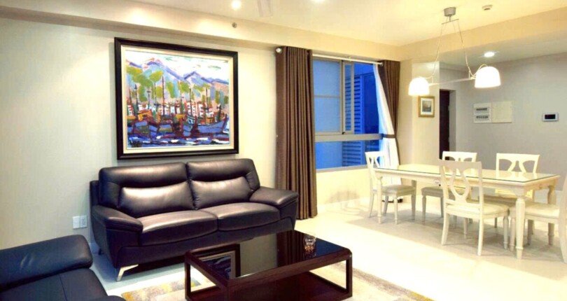 khong gian phong khach va phong an 810x430 - Giá cho thuê căn hộ 3 phòng ngủ Block B Chung cư Green Valley Phú Mỹ Hưng Quận 7 T10/2024